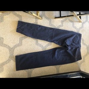 J Crew broken in pants navy 34w 32l